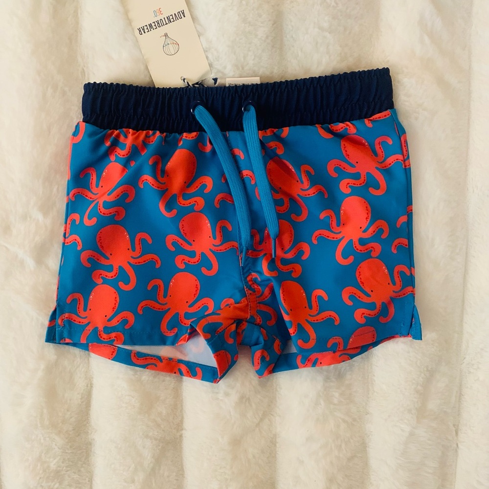NWT baby boy swimming trunks
